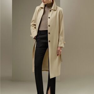 LILYSILK Water Repellent Classic Trenchcoat size L